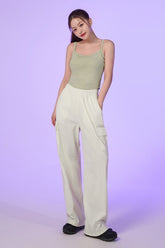 Ecotec Premium String Cargo Pants - Ivory