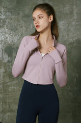 Zero Active Crop Jacket - Lavender