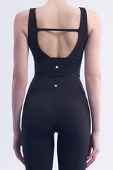 Extreme Pro Half Moon Bra Top - Gentle Black