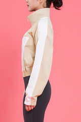 EcoTech High Color-Block Jacket - Beige
