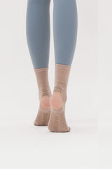 Open-Toe Ankle Yoga Socks - Black