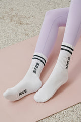 Double Line Sport Socks - Blue