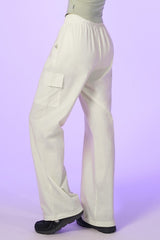 Ecotec Premium String Cargo Pants - Linen Beige