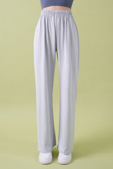 Soft Relaxed-Fit Wide-Leg Pants - Ivory