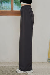 Soft Relaxed-Fit Wide-Leg Pants - Ivory