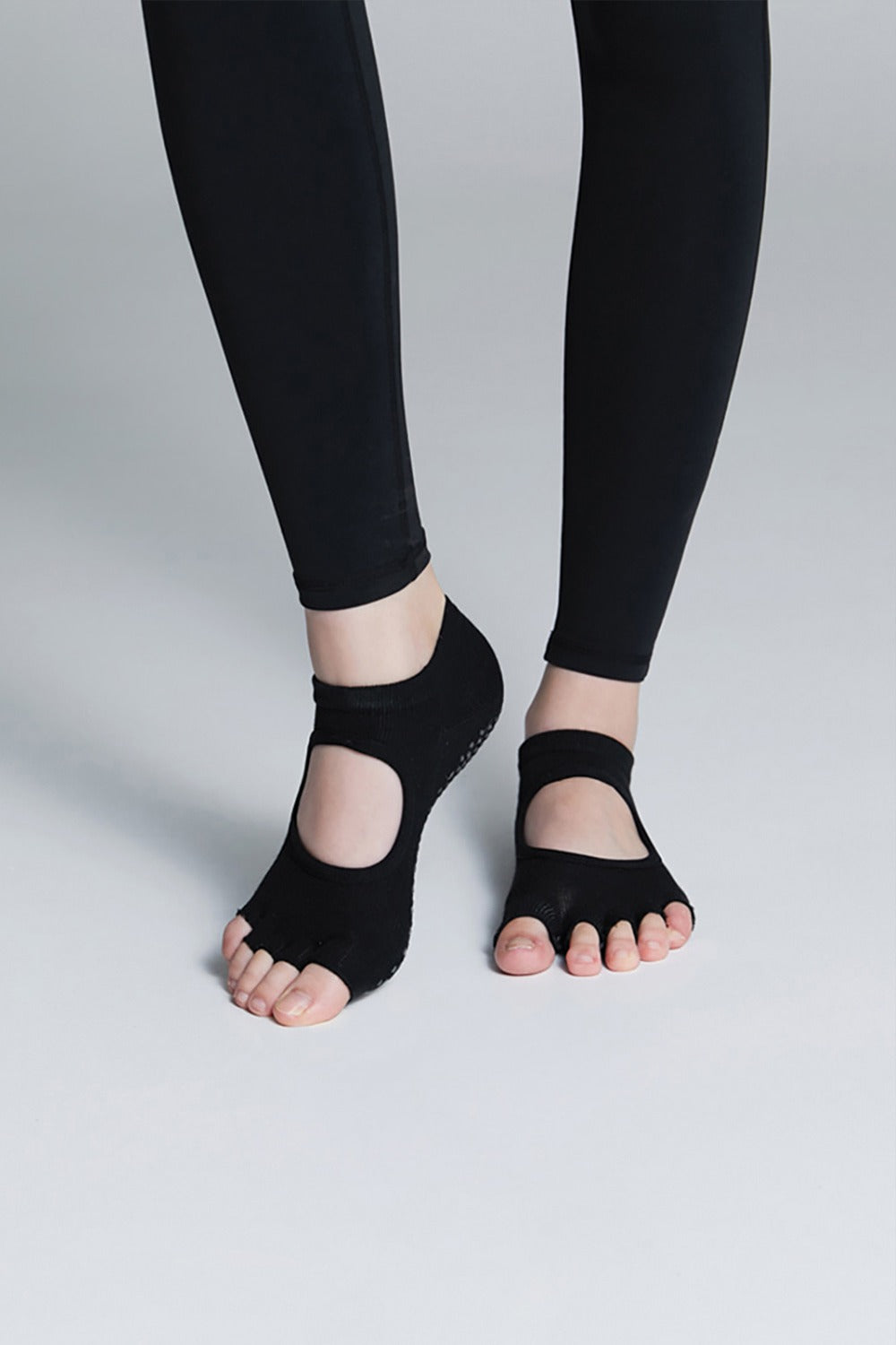 Yoga Grip Socks - Black