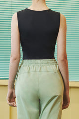 Real Fresh Crop Sleeveless Top - Navy