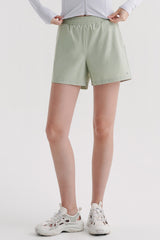 2-in-1 Training Shorts with Built-in Leggings - Navy