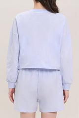 ECOTECH Premium Drawstring Crop Sweatshirt - Black