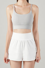 Zero Base Crop Bra Top - Wood Pink