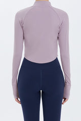 Zero Active Crop Jacket - Coral Pink