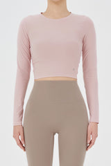 Cozy Daily Crop T-Shirt - Beige