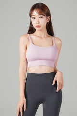 Zero Base Crop Bra Top - Wood Pink