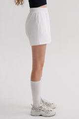 2-in-1 Training Shorts with Built-in Leggings - Navy