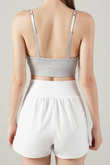 Zero Base Crop Bra Top - Wood Pink