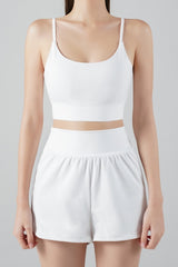 Zero Base Crop Bra Top - Wood Pink