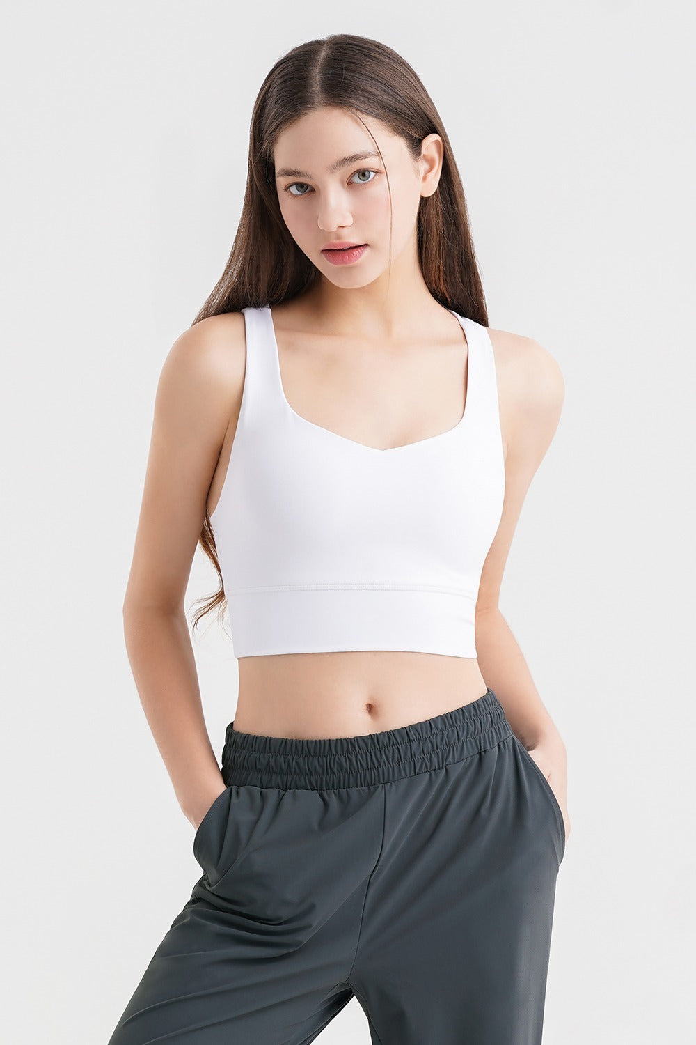 Flex Air Stella Bra Top - White