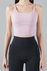 Zero Base Mid Bra Top - Wood Pink