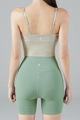 Zero Base Mid Bra Top - Wood Pink