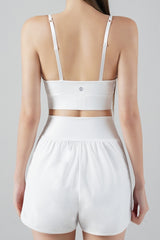 Zero Base Crop Bra Top - Wood Pink