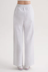 Everyday Cotton Wide Pants - Gray