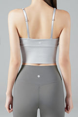 Zero Base Mid Bra Top - Wood Pink