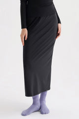 Softex Long Skirt - Black