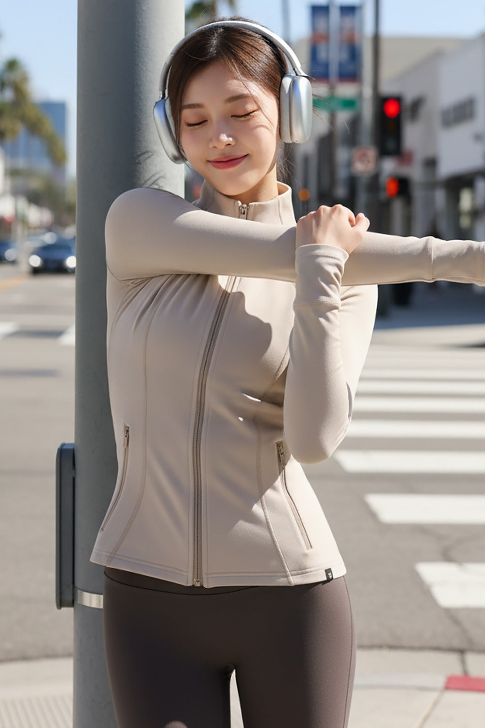 Zero Active Fit Jacket - Cotton Beige