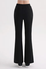 Cotton Peach Bootcut Pants - Brown