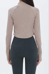 Zero Active Crop Jacket - Coral Pink