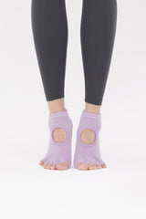 Yoga Grip Socks - Lemon