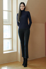 Zero Slim-Fit Fleece-Lined Slacks - Black