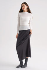 Softex Long Skirt - Black