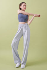 Soft Relaxed-Fit Wide-Leg Pants - Ivory