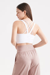 Flex Air Stella Bra Top - White