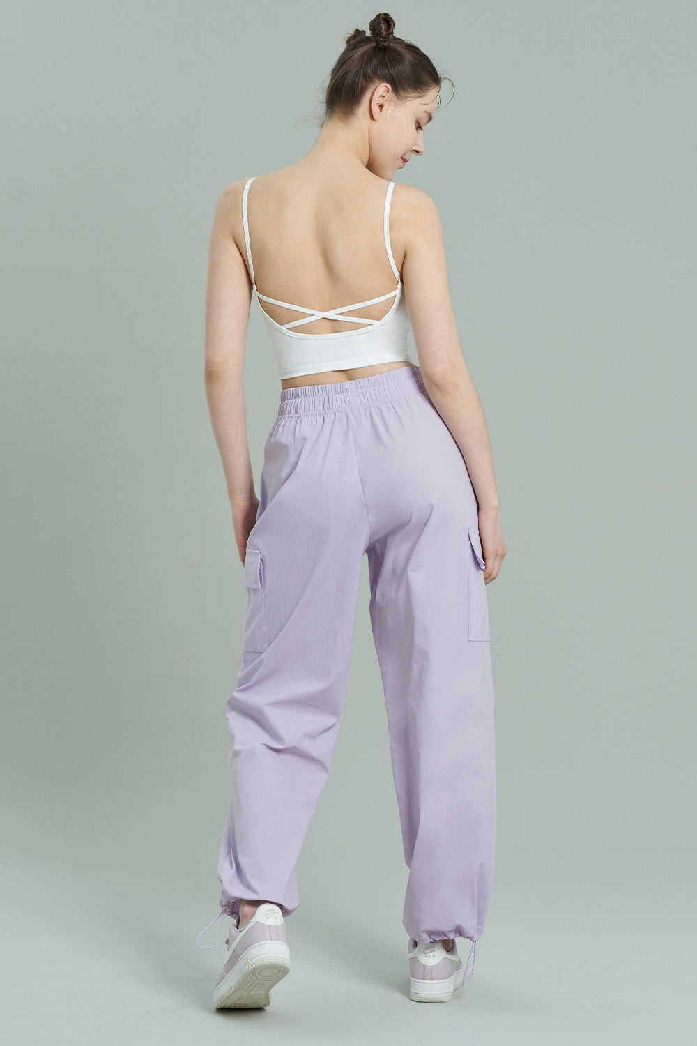 Ecotec Premium String Cargo Pants - Pale Lavender