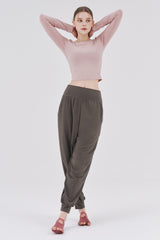 Cozy Daily Crop T-Shirt - Beige