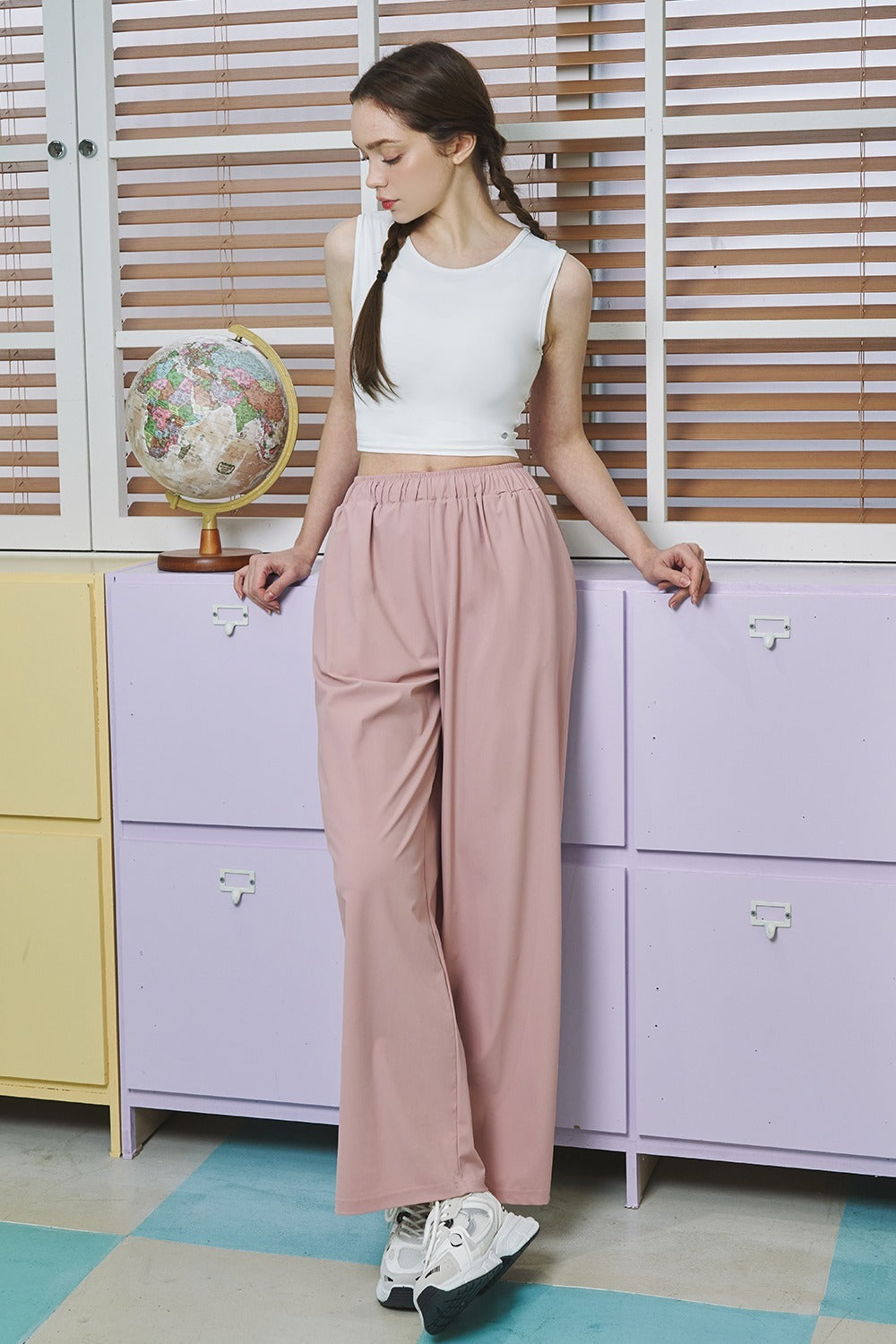 Real Fresh Crop Sleeveless Top - White