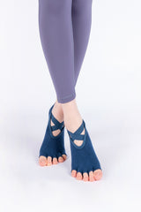 Cross Yoga Socks - Light Beige