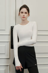 Soft Crop Top - Gray Pink