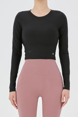 Cozy Daily Crop T-Shirt - Beige