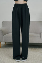 Soft Relaxed-Fit Wide-Leg Pants - Ivory