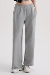 Everyday Cotton Wide Pants - Gray