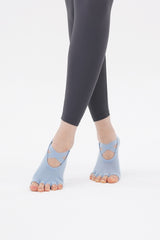 Cross Yoga Socks - Light Beige