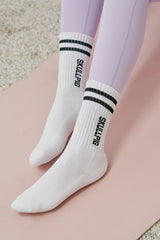 Double Line Sport Socks - Blue