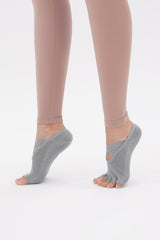 Cross Yoga Socks - Light Beige