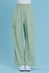 Ecotec Premium String Cargo Pants - Linen Beige