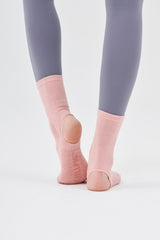 Open-Toe Ankle Yoga Socks - Black