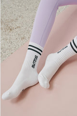 Double Line Sport Socks - Blue