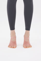 Cross Yoga Socks - Light Beige